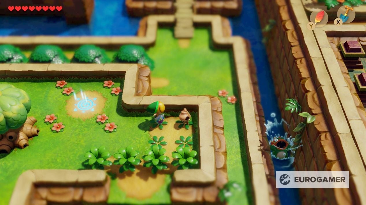 Zelda Link's Awakening Yarna Desert location, where to find Marin to